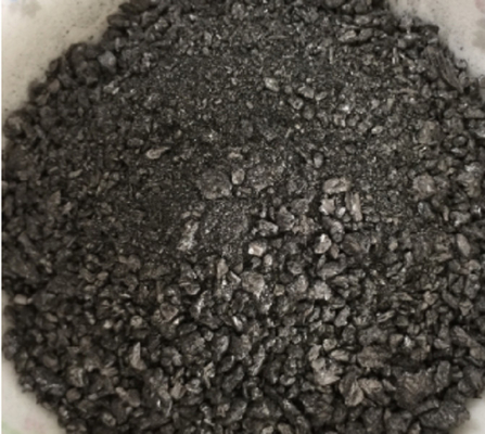 Recarburizer için 3mm 6mm Siyah Kalsine Pet Kola %1.5 Uçucu %8 Kül